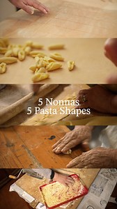 🇺🇸 Five kitchens. Five shapes. One lesson: pasta is a verb. Rolled, dragged, pinched, sliced made by feel, not a gadget. 🇮🇹 Cinque cucine. Cinque formati. Una lezione: la pasta è un verbo. Tirata, trascinata, pizzicata, tagliata fatta a occhio, non con la macchina. #italy #nonna #italia #recipe #cucina #anana #pasta #cookwithanana #handmadepasta | anana