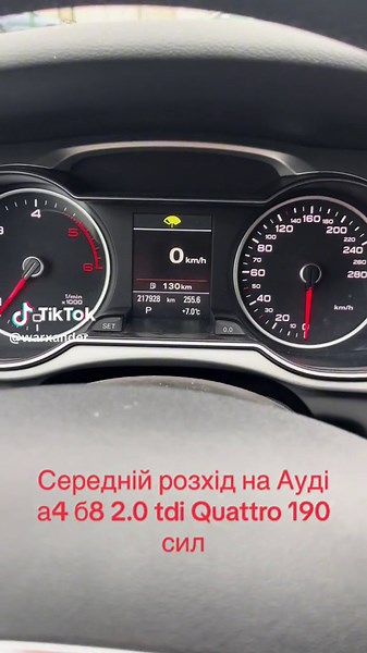 Ауді A4 B8 2.0 TDI Quattro: Кілометраж та Розхід 2023