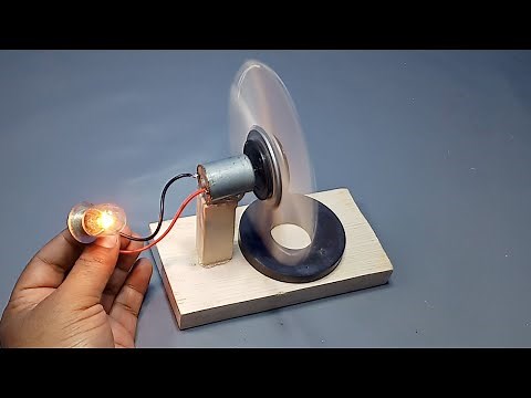 How to Make Free Energy Permanent Magnet Generator at Home _ Science Experiment