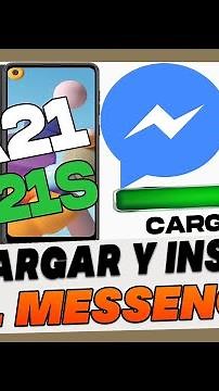 Como Descargar e Instalar Messenger en Samsung Galaxy A21 y A21S