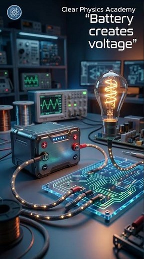 Voltage Explained ⚡ The Force Behind Electric Current