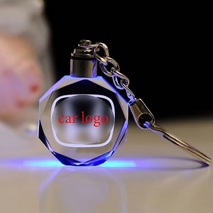 [Hot Item] Wholesale Mini LED Key Chain Light LED Light Keychain Creative Crystal Key Holder