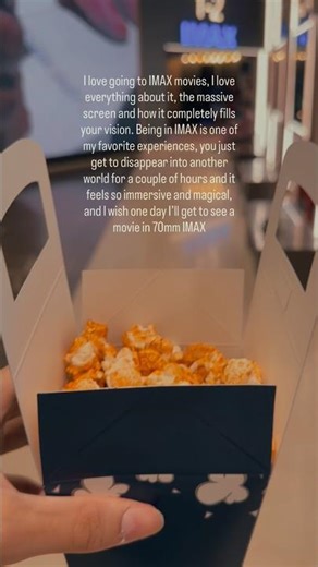 Nothing beats getting lost in a giant IMAX screen #IMAXExperience #Movies #Cinema #IMAX