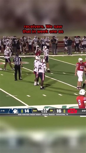 🔥🏈 WEAVER'S MIRACLE 4th Down TD! #pfnd #football #txhsfootball