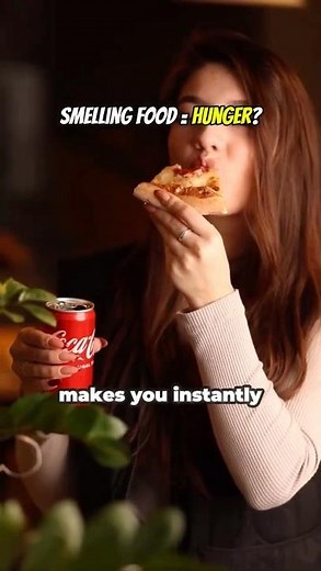 How does the smell of food make you hungry?