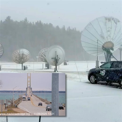 #TODAY | The ole' Mackinac Bridge is down there lookin' like the Florida Keys compared to the central/western U.P. 🌴🌴 | TV6 & FOX UP