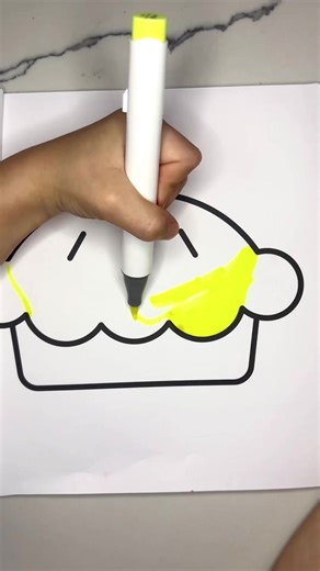 Coloring a Rainbow Berry Pastel Pie Tutorial