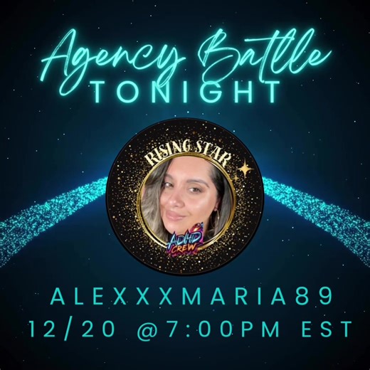 🚨 BATTLE ALERT 🚨 5 ADHD CREW MEMBERS have agency battles TONIGHT !! Mixture of monthly battles & North Pole knockouts !! ❄️✨ Come hangout , tap & share !! It’s going to be AMAZING NIGHT !!! #adhdcrew #agencybattles