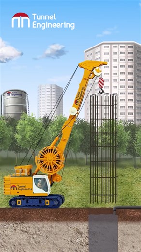 Diaphragm wall construction methods are relatively quiet and cause little or no vibration. Therefore, they are especially suitable for civil engineering projects in densely-populated inner city areas. You can learn about all tunnel construction methods in our Online Tunnel Engineering Course (CPD Certified). Register today and take the opportunity to advance your knowledge and skills in tunnelling. https://tunnel.engineering/TE-training-academy/course/c8fdcce2-1ca8-49e3-a122-9238e57dc318/ #Diaph