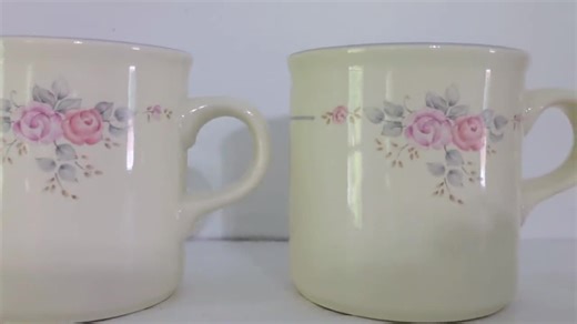 Vintage Pfaltzgraff Trousseau Roses Mugs (set of 2) - 1980s Tea Rose Pattern - Etsy
