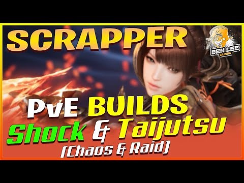 Lost Ark Scrapper PvE Build for Shock & Taijutsu Engravings with Gameplay (infighter Build)