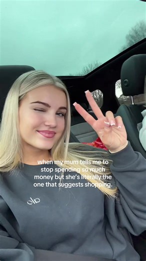 and she wonders where I get it from😂 | spending money