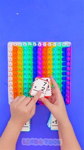 COLORFUL Way 📐 To Practice MATHS 🎨 #learning #shorts