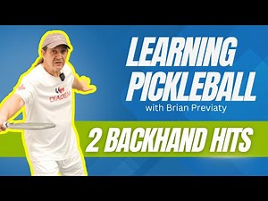 2 Types of Backhand: Slice vs. Topspin - Learning Pickleball with Brian Previaty