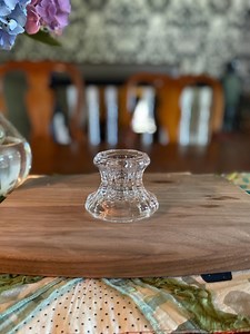 Antique 3” Crystal Candlestick Holder - Etsy