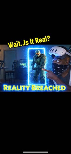 A portal opened in my living room… and #MasterChief walked out. I went through it. Grabbed a Covenant rifle. Brought it back to reality. Watch closely. This isn’t what you think. 👀 #M#MasterChiefM#MixedRealityV#VRRealityBreached