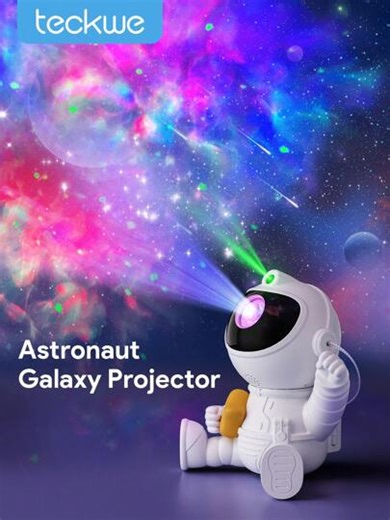 Stars Projector With Remote Control,AstroAstronaut Starry Sky Projector,Starry Sky Galaxy Projector Lamp For Bedroom Room Decor Night Light Home Decoration Kids Gifts | SHEIN