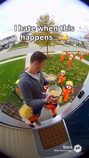 Naruto Vlogs Original on Instagram: "Don’t let Naruto see you pulling up with a bowl of ramen… believe it. 😬 #narutovlogs #narutomemes #naruto"