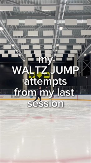 here are some jumps y’all #iceskating #figureskating #waltzjump