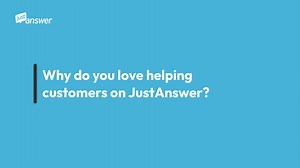 JustAnswer Expert Video Testimonial: Tim8W0415