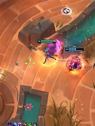 100% HP Cait 1 Auto 1 Shot #arena #arenamode #modoarena #leagueoflegends #oneshot