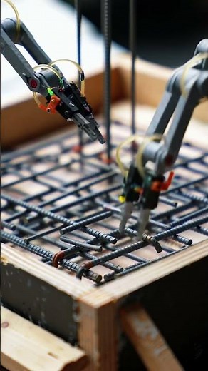 Automated Rebar Tying: Next-Gen Construction Tech! 🏗️