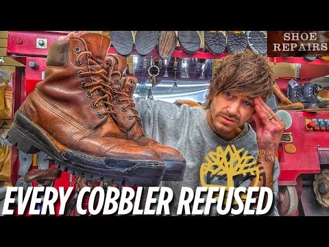 3 Cobbler Shops REFUSED These Timberland Boots… So I Rebuilt Them