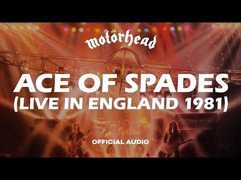 Motörhead - Ace Of Spades Live In England 1981 (Official Audio)