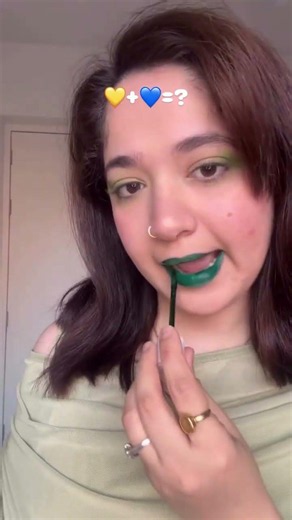 Green Lips, Masterclass Energy 🖤 | Goblin Lip Stain Trend | LiuVinci