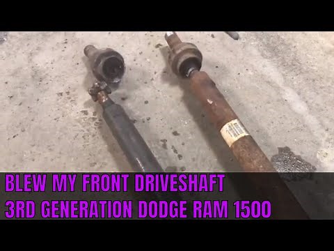 How to Replace Front Driveshaft Assembly • Dodge Ram 1500 • #ThatBeardedMechanic #DodgeRam