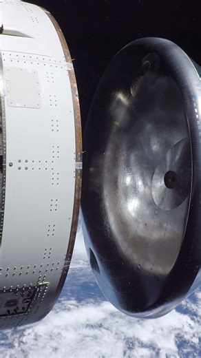 Artemis II Crew Module and Service Module Separation #artemis2 #artemisii #nasa