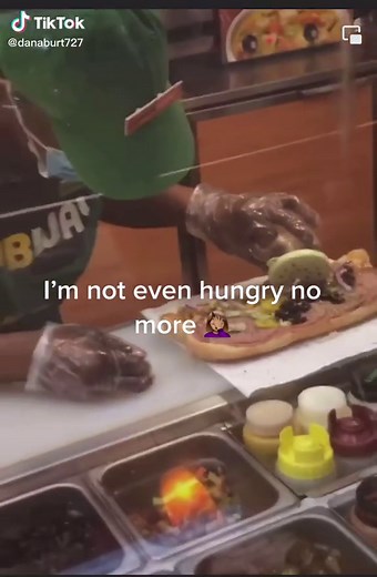 SUBWAY WORKER FELL ASLEEP ON THE SANDWICH 😂😂🤦🏽‍♀️#fypage #fyp #fypシ゚viral #lgbt🌈