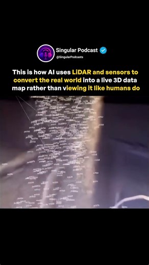 This Is How AI Sees the Real World 🤯 LiDAR & Sensors Create Real-Time 3D Maps