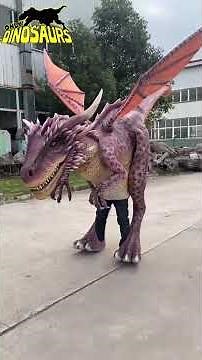 Try it on! Visible Legs Dragon Costume | realistic dragon costume