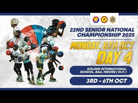 DAY - 4 | LIVE STREAMING | 22nd Senior National Roll Ball Championship -2025