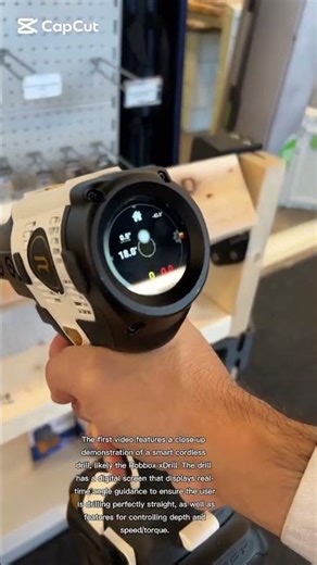 close up of a smart cordless drill#shortsfeed