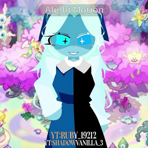 Lady in Azure & Eternal Sugar Cookie | NOT A SHIP | #Fyp#cookierunkingdom#tweening#animstion#edit