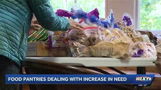 Louisville food pantries in need of donations as demand rises