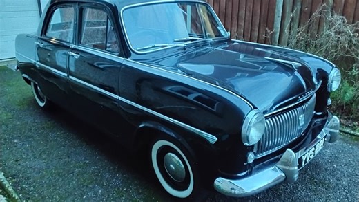 1956 Ford Consul Black Manual, 3 speed Right Hand Drive i...
