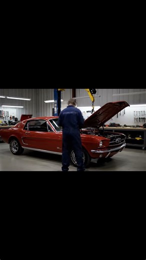 Old to GOLD! 1965 ford Mustang Restoration Short🔥 #carrestorationproject #autorestoration