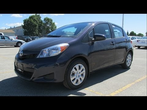 2014 Toyota Yaris LE Convenience Package Start up, Walkaround and Vehicle Tour