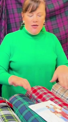 New product alert! Brushed tartan pyjama bottom sewing kit. #sewing #fabricshop #sewingkit #pyjamas #tartan #fabric | FabricLand