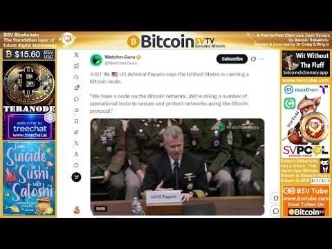 News: U.S Military Using BSV Sentinel Node???