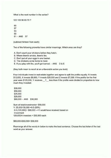 Latest Wonderlic Exam With 50 Questions and Answers534 video