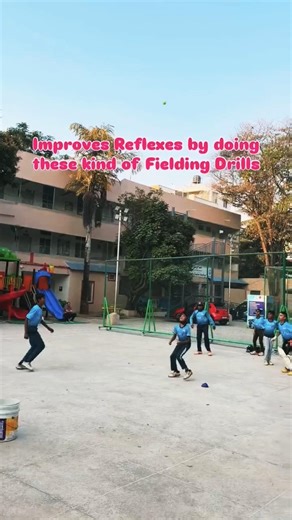 Fun + Effective Fielding Drills for kids! 🏏😍 #shorts #fielding #catching