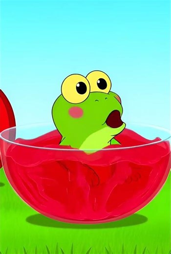 Funny Frog Jumping Kids Cartoon Short