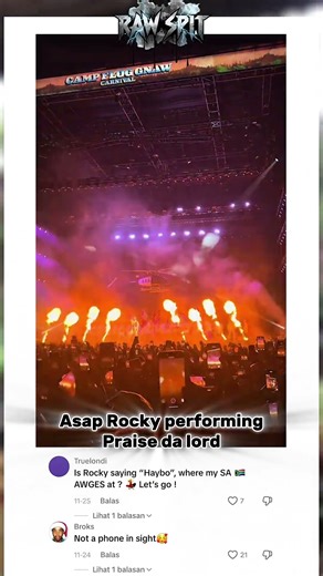 ASAP Rocky 'Praise Da Lord' but the crowd actually LOST CONTROL...