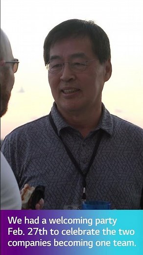 Welcome reception with LG Chem and Aveo