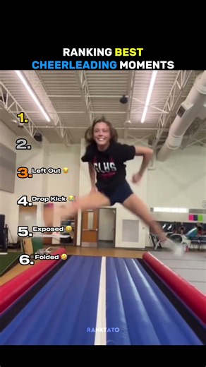 Ranking Best Cheerleading Moments 😂
