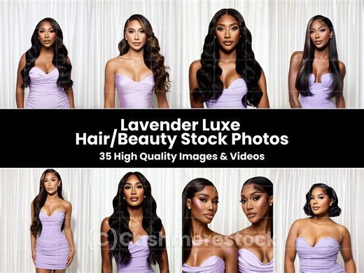 Lavender Model Stock Photo, Hair Stock Photo, Beauty Stock Photos, AI Generated Stock Photos, Commercial Stock Photo, Luxury Hair Images - Etsy
